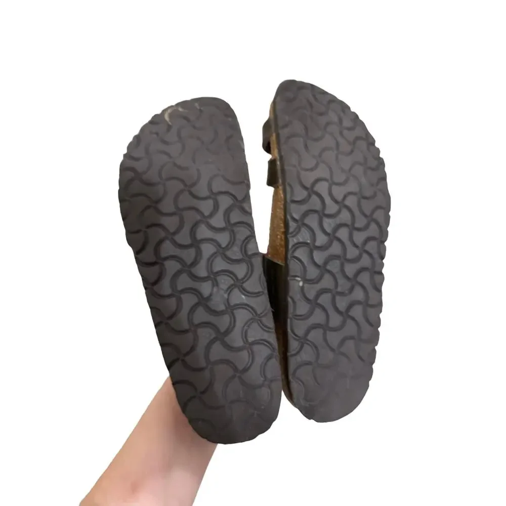 Birkenstock Mayari Birko-Flor Loop Toe Adjustable Strap Slides Sandals Size‎ 7